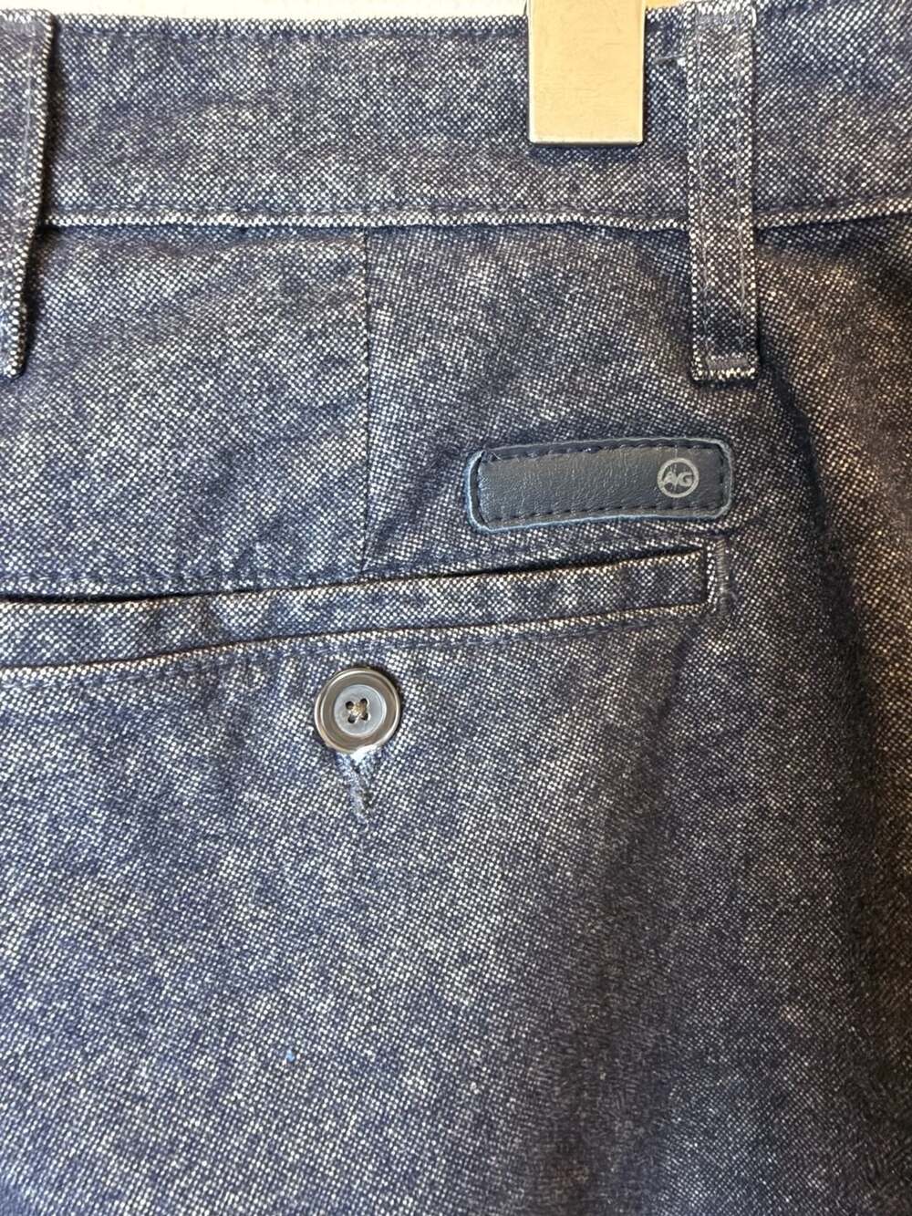 AG Adriano Goldschmied The Marshall Slim Chino Dark Blue - Picture 5 of 7